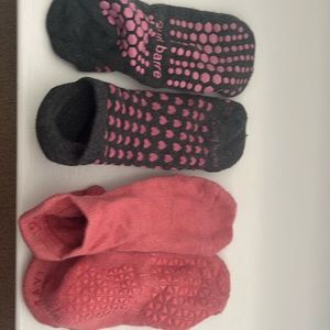 2 pair pure barre socks